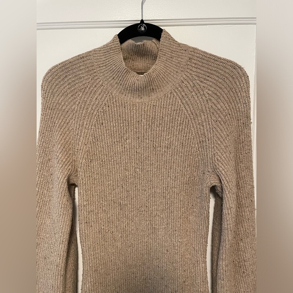 Abercrombie & Fitch Knit Sweater Dress, Light Brown, Size Small - Picture 2 of 9